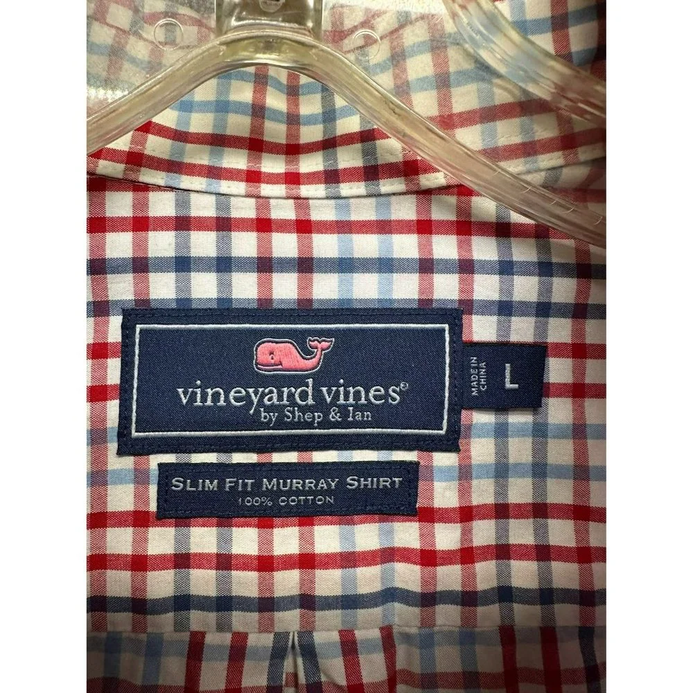 Vineyard Vines Slim Fit Murray Long Sleeve Button Up Size Large‎ - Picture 2 of 3